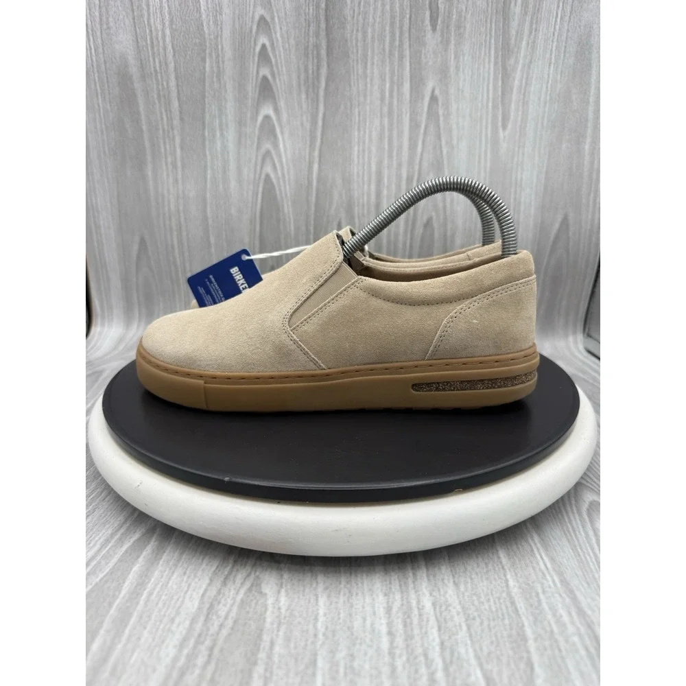 Birkenstock Oswego Womens US 7 EU 38 Narrow Brown Suede Slip On Comfort Shoes